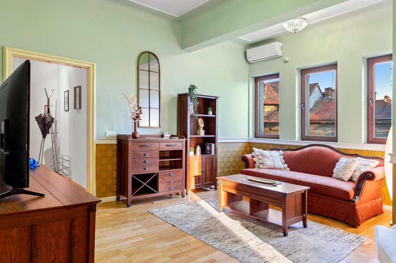 City Heart Retreat Elegant Apartment Bukarest Exterior foto
